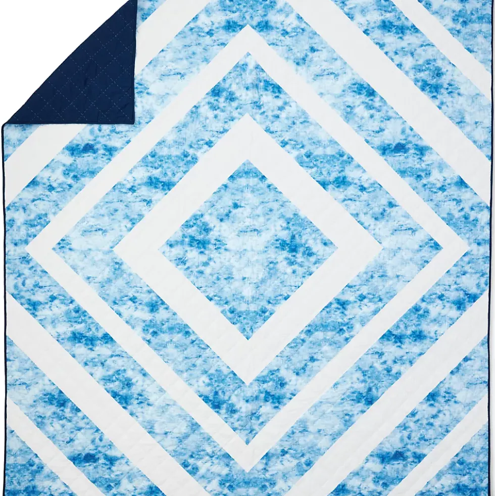 Kids Cotton Tie Dye Patchwork Quilt