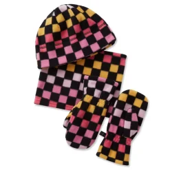Kids Cozy Fleece Hat-Scarf-Gloves Set