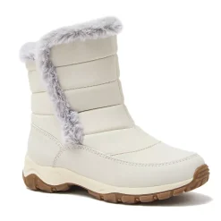 Kids Expedition Faux Fur Waterproof Puffer Snow Boots