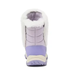 Kids Expedition Faux Fur Waterproof Puffer Snow Boots
