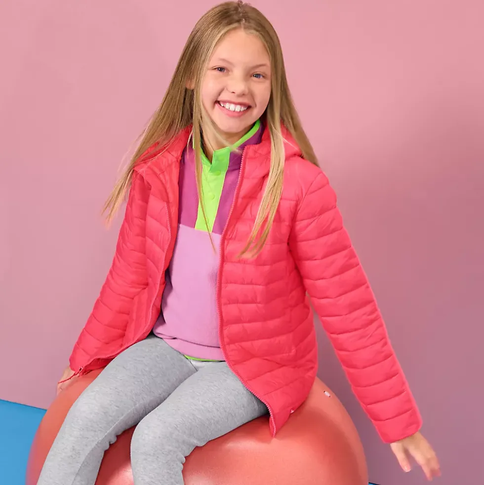 Kids FeatherFree™ Insulated Hooded Packable Jacket