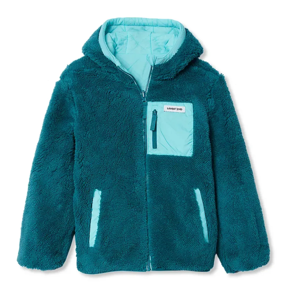 Kids FeatherFree™ Reversible Sherpa Insulated Jacket
