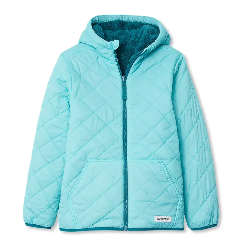 Kids FeatherFree™ Reversible Sherpa Insulated Jacket