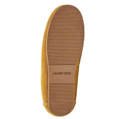 Kids Fuzzy Lined Suede Moccasin Slippers