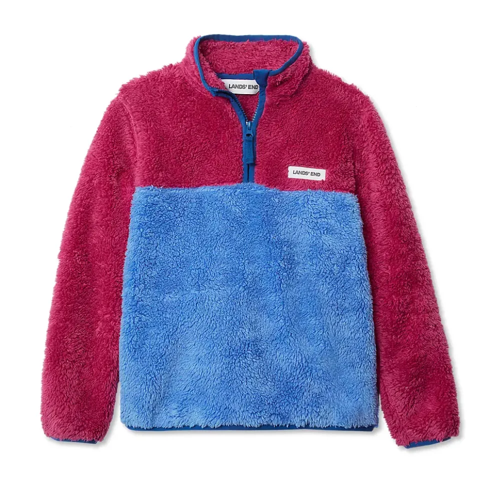 Kids Heritage Fleece Quarter Zip Pullover Top