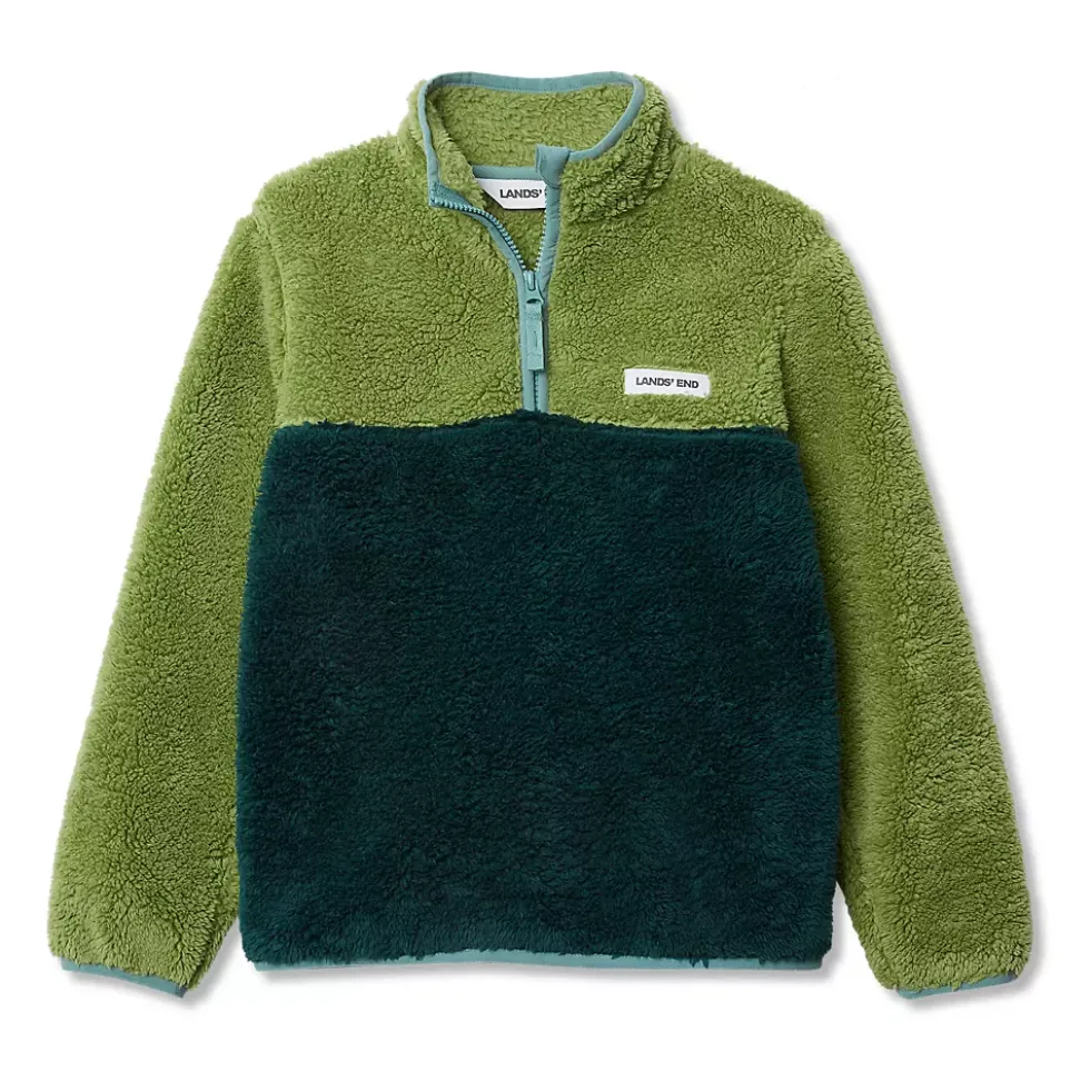 Kids Heritage Fleece Quarter Zip Pullover Top