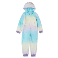 Kids Hooded Plush Onesie