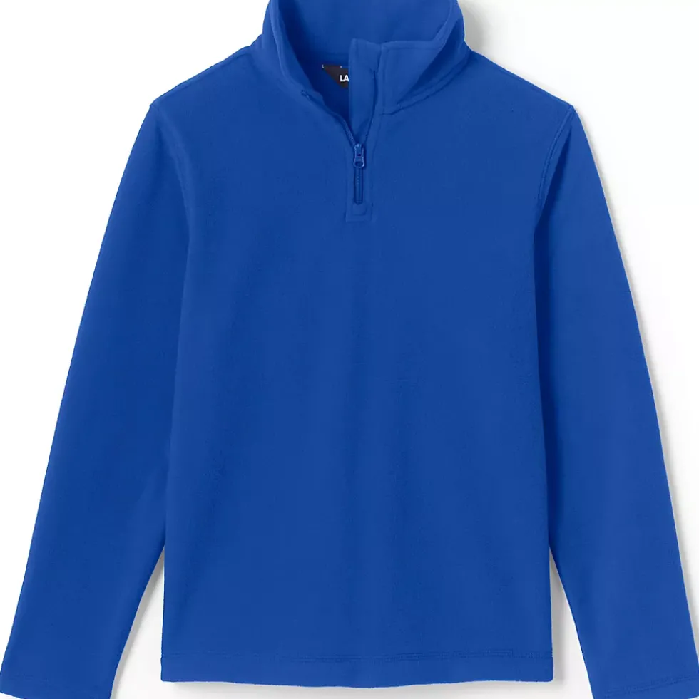 Kids Lightweight Fleece Quarter Zip Pullover