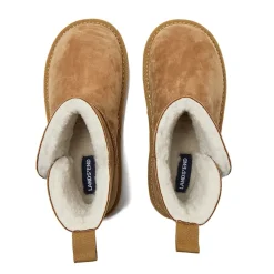 Kids Lined Suede Indoor Outdoor Boots