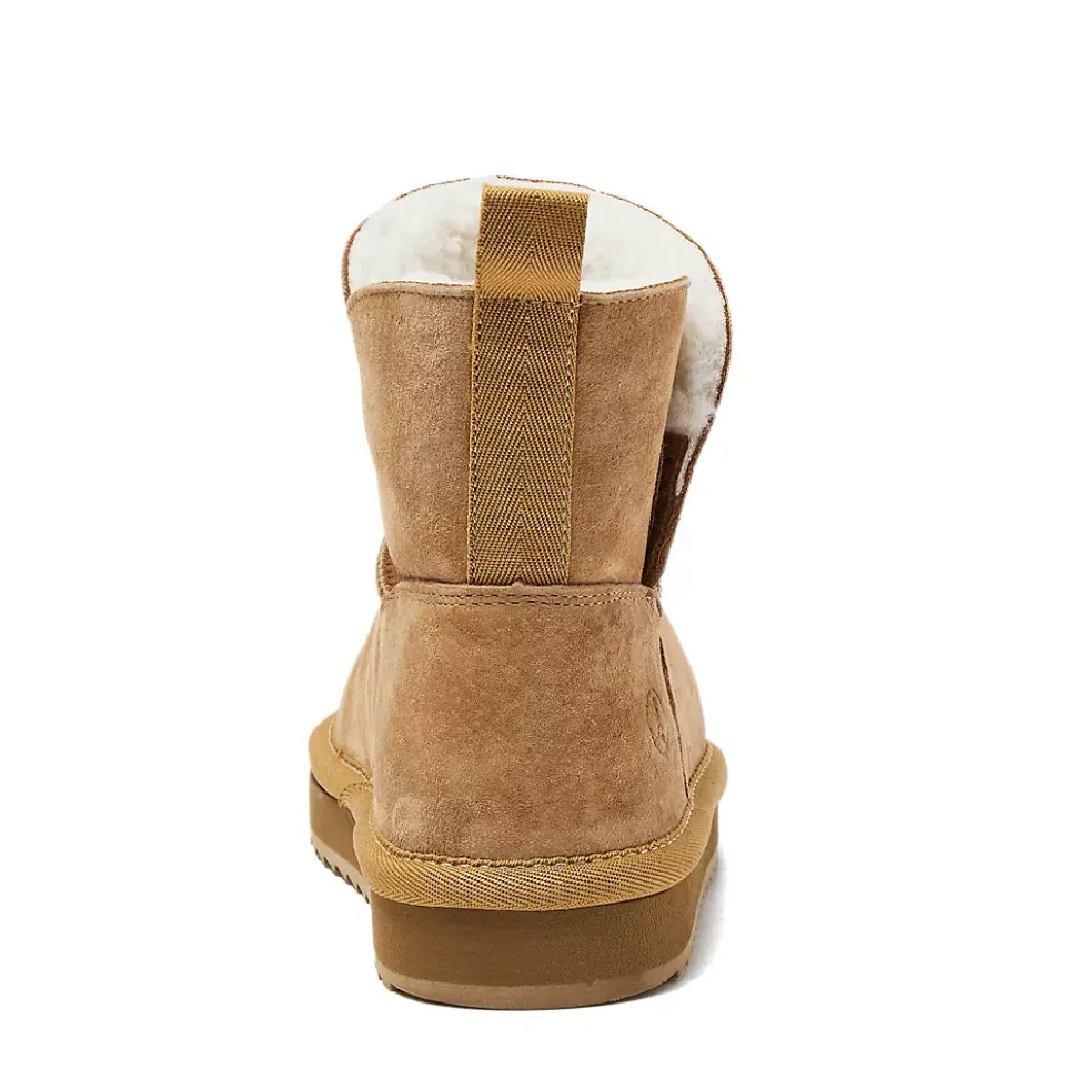 Kids Lined Suede Indoor Outdoor Boots