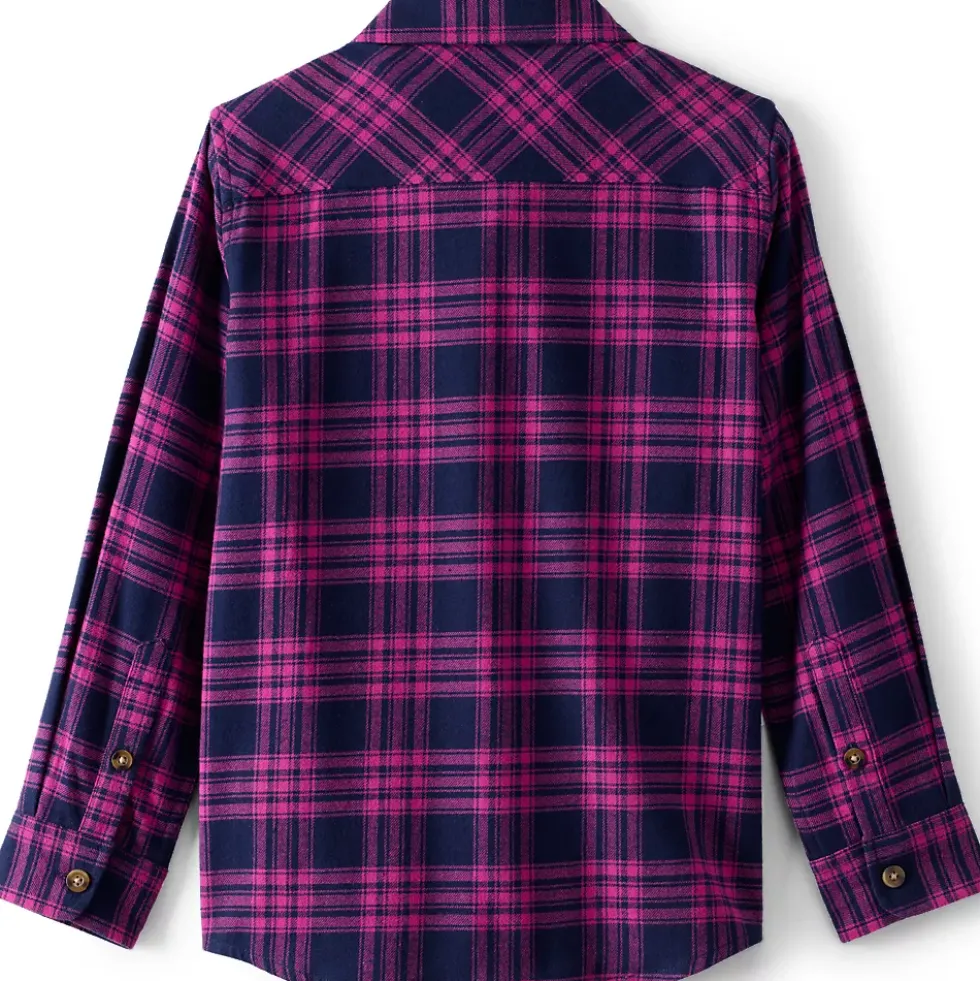 Kids Long Sleeve Flannel Shirt