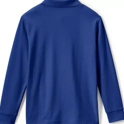 Kids Long Sleeve Interlock Polo Shirt
