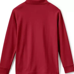 Kids Long Sleeve Interlock Polo Shirt