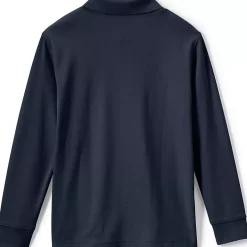 Kids Long Sleeve Interlock Polo Shirt