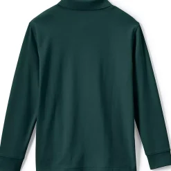 Kids Long Sleeve Interlock Polo Shirt