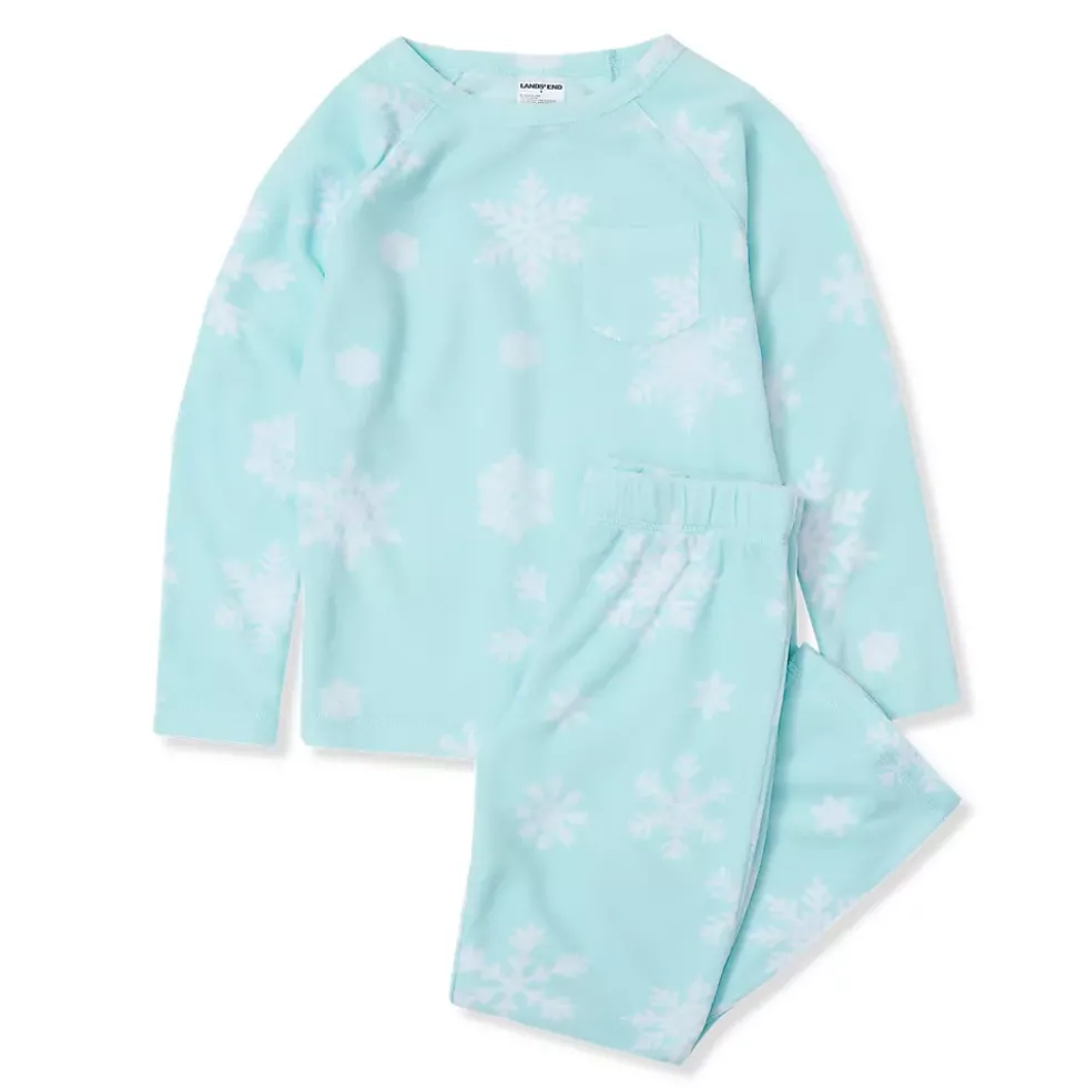 Kids Long Sleeve Pocket Fleece Pajama Set