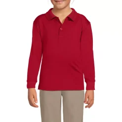 Kids Long Sleeve Rapid Dry Polo Shirt