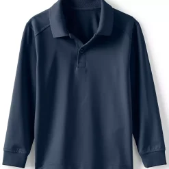 Kids Long Sleeve Rapid Dry Polo Shirt