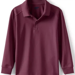 Kids Long Sleeve Rapid Dry Polo Shirt