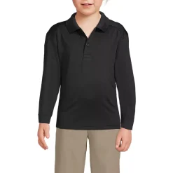Kids Long Sleeve Rapid Dry Polo Shirt