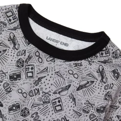 Kids Long Sleeve Top and Bottom Snug Fit Pajama Set