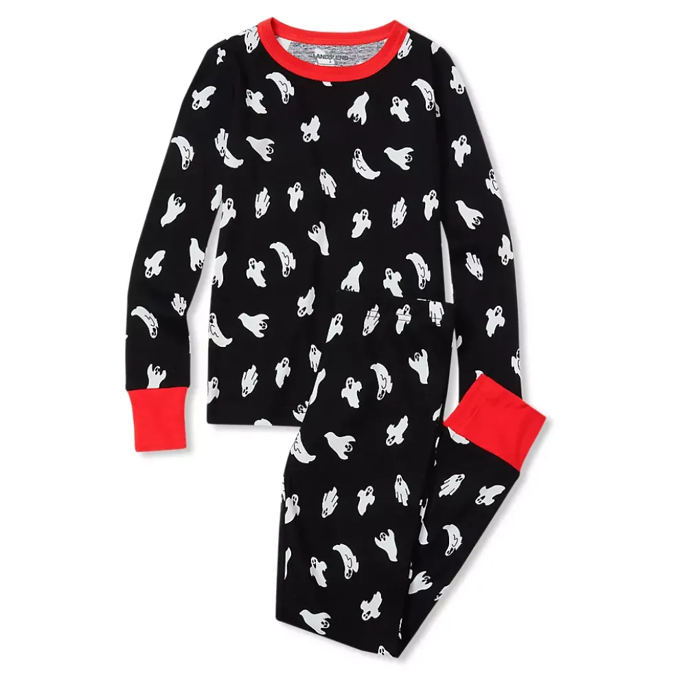 Kids Long Sleeve Top and Bottom Snug Fit Pajama Set