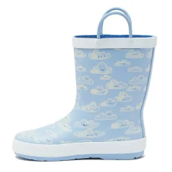 Kids Pull On Splash Rubber Rain Boots