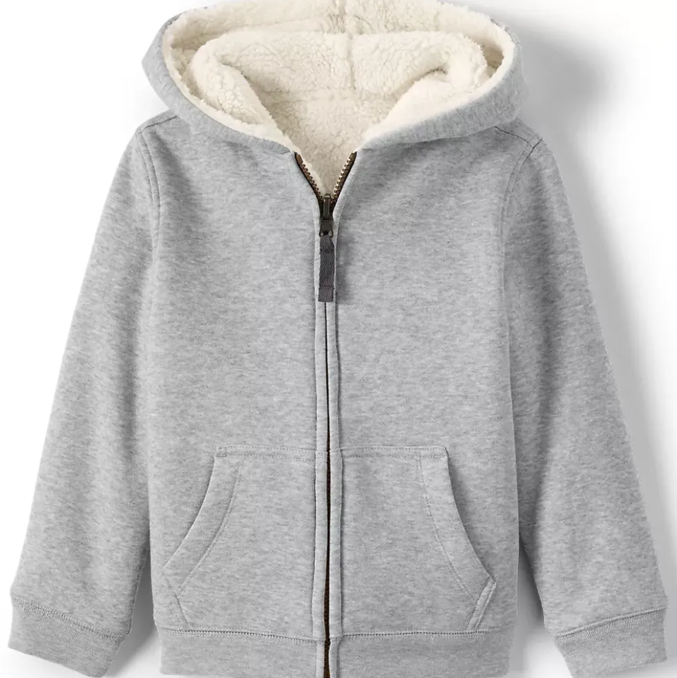 Kids Reversible Sherpa Fleece Hoodie