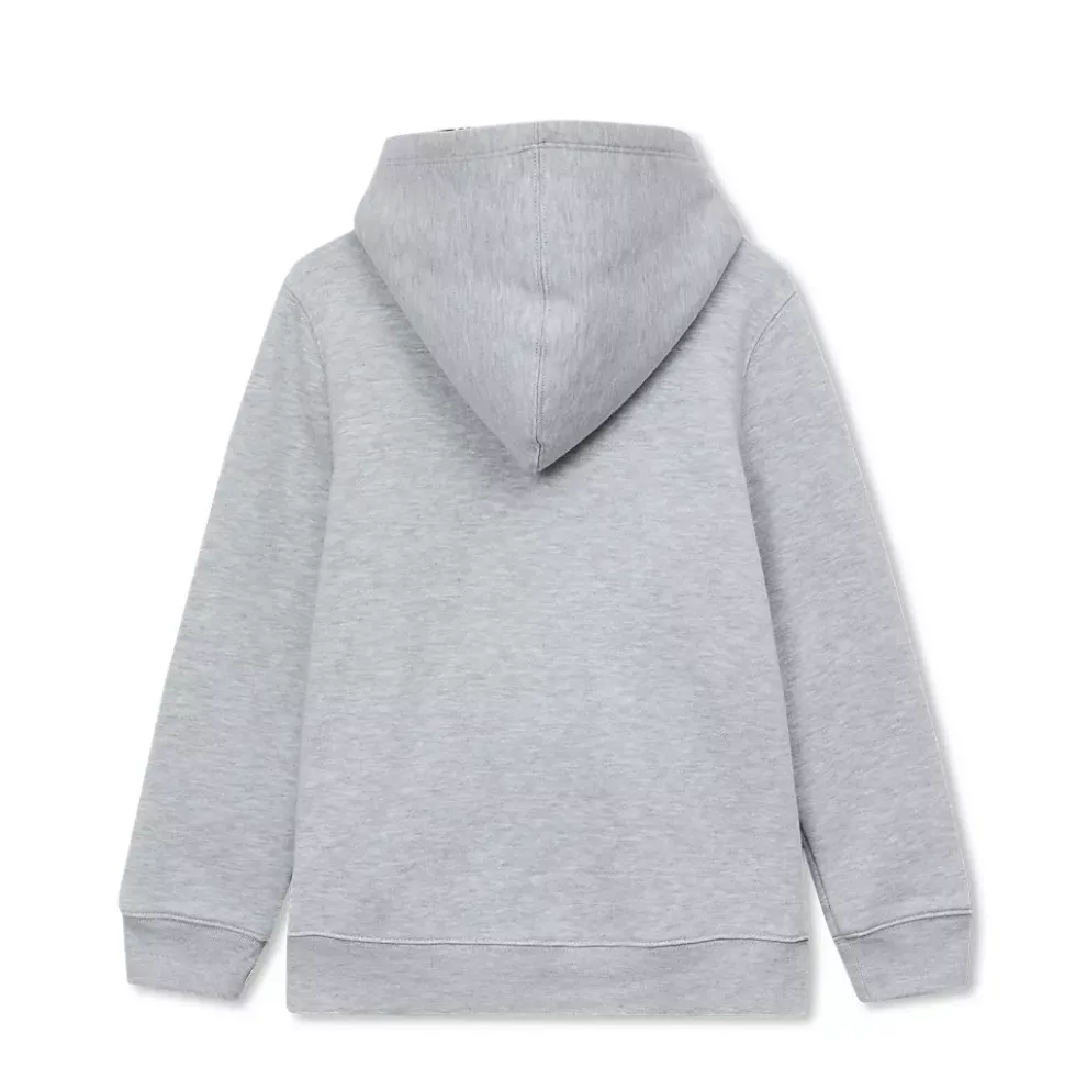 Kids Reversible Sherpa Fleece Hoodie