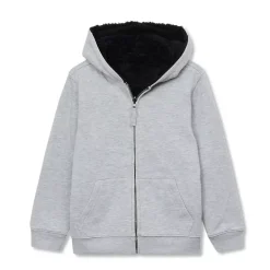 Kids Reversible Sherpa Fleece Hoodie