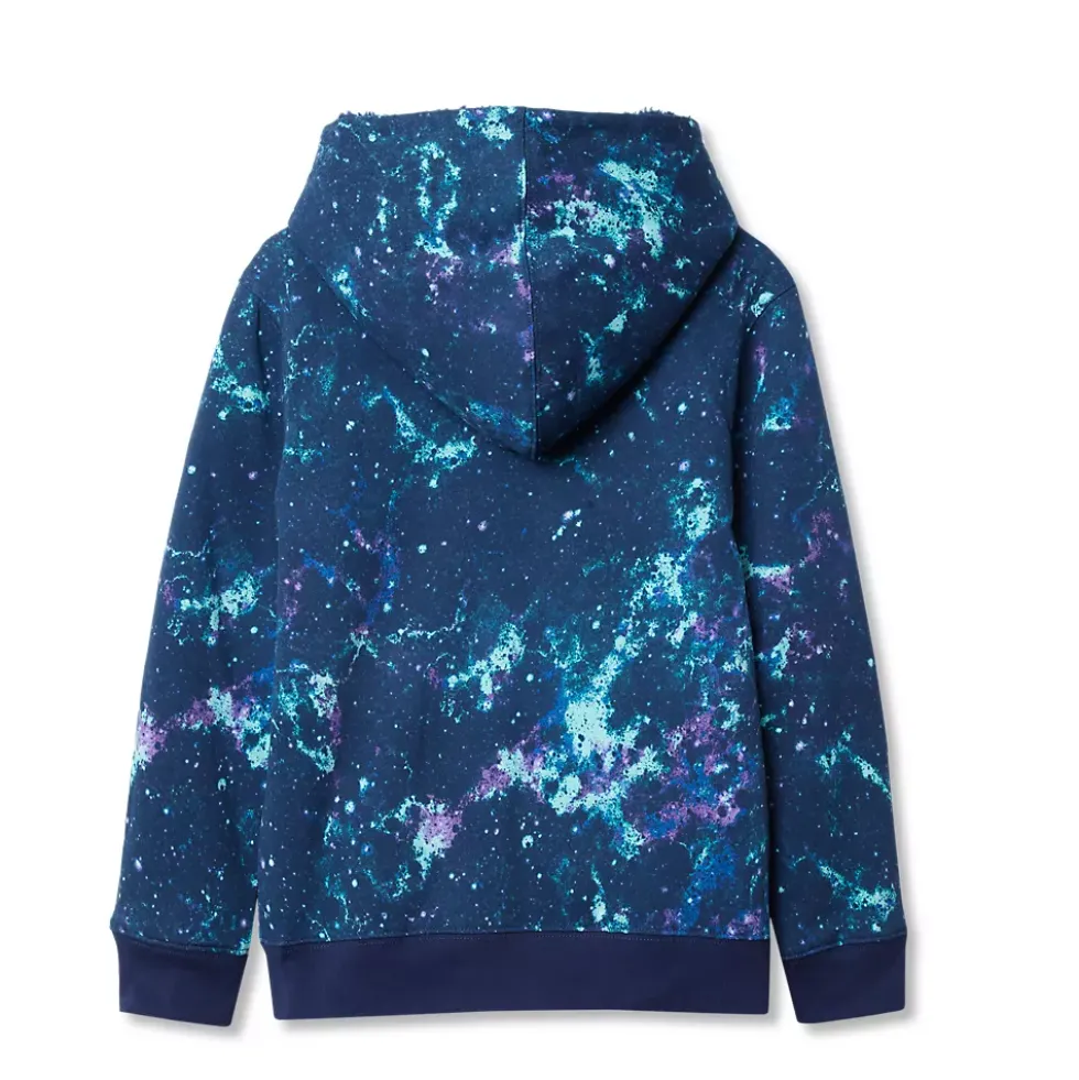 Kids Reversible Sherpa Fleece Hoodie