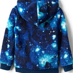 Kids Reversible Sherpa Fleece Hoodie