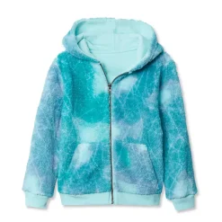 Kids Reversible Sherpa Fleece Hoodie
