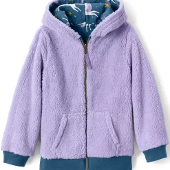 Kids Reversible Sherpa Fleece Hoodie