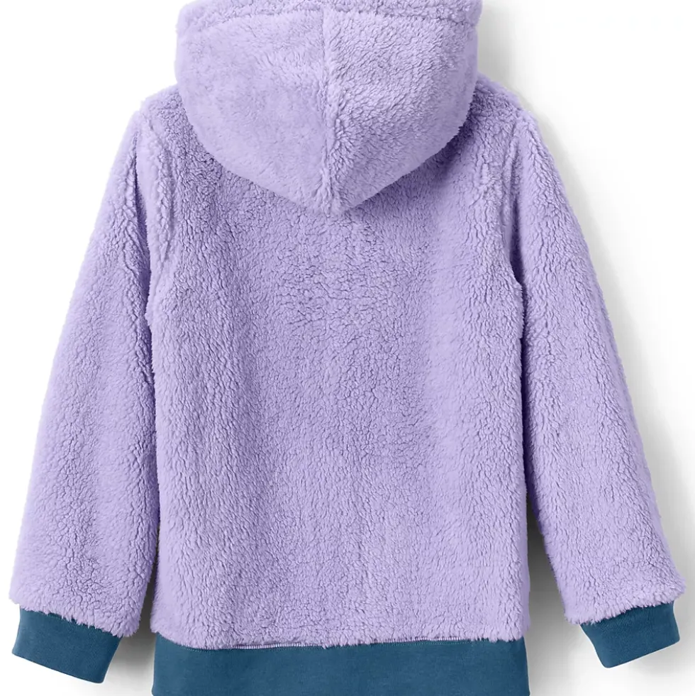 Kids Reversible Sherpa Fleece Hoodie