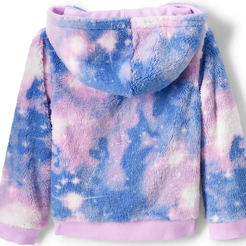Kids Reversible Sherpa Fleece Hoodie