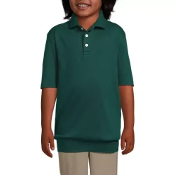 Kids Short Sleeve Banded Bottom Polo Shirt