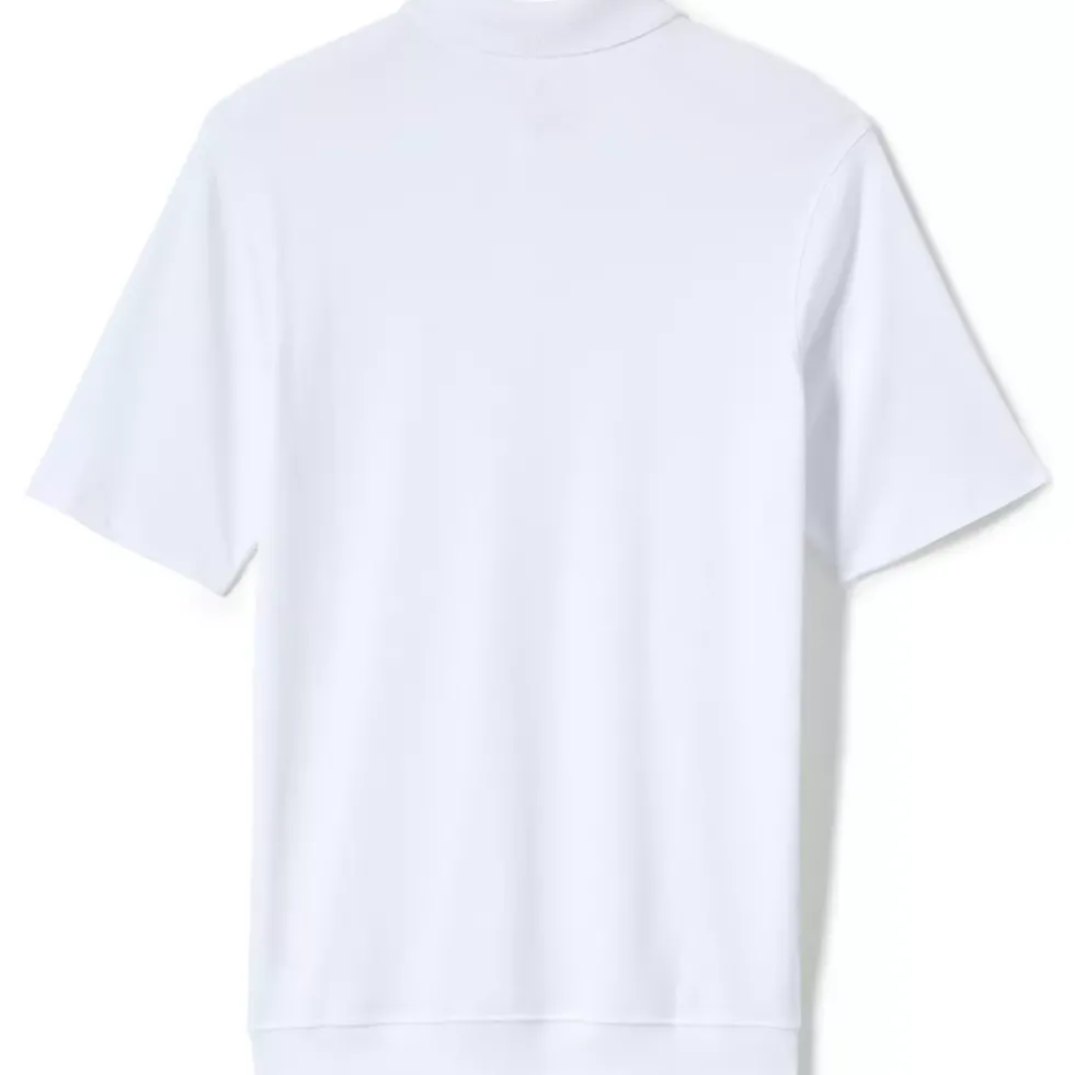 Kids Short Sleeve Banded Bottom Polo Shirt