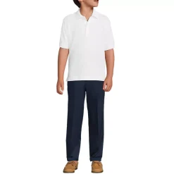Kids Short Sleeve Interlock Polo Shirt