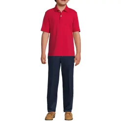 Kids Short Sleeve Interlock Polo Shirt