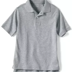 Kids Short Sleeve Interlock Polo Shirt