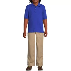 Kids Short Sleeve Interlock Polo Shirt
