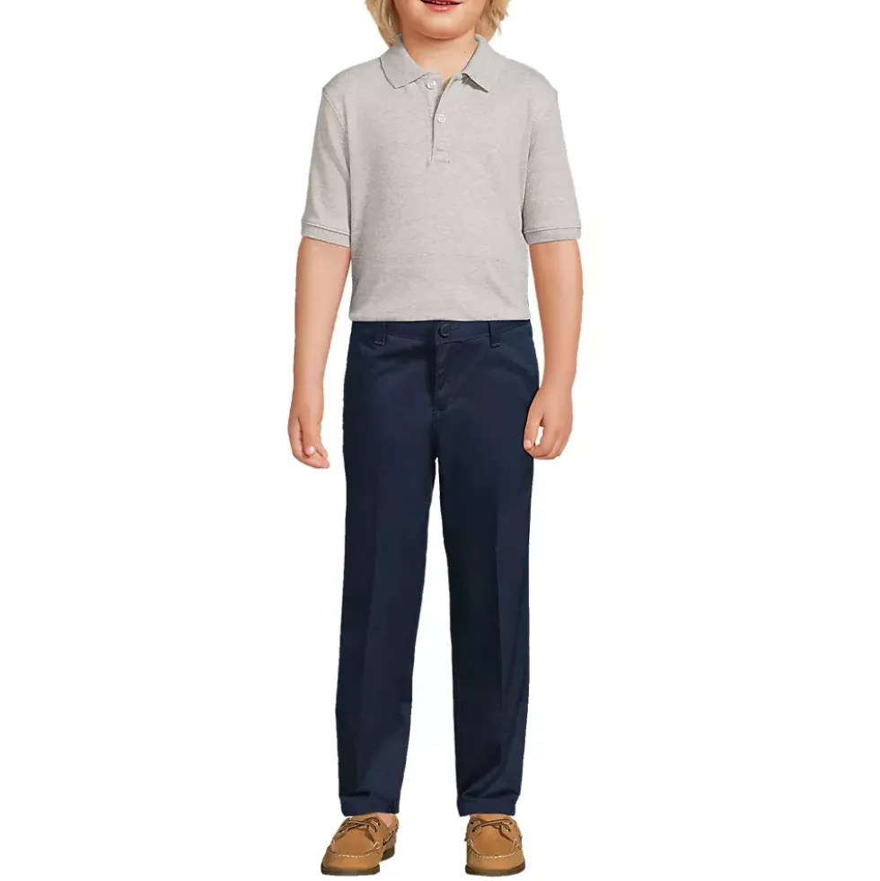 Kids Short Sleeve Interlock Polo Shirt