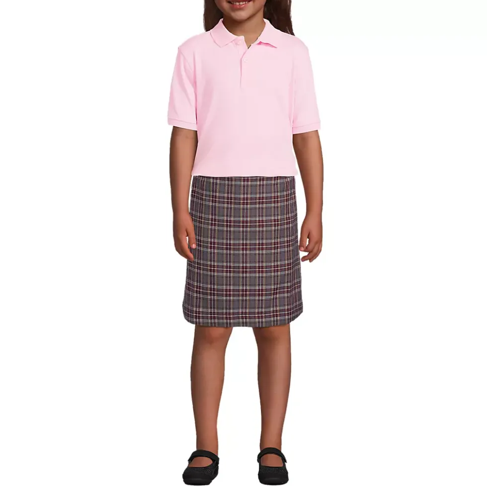 Kids Short Sleeve Interlock Polo Shirt