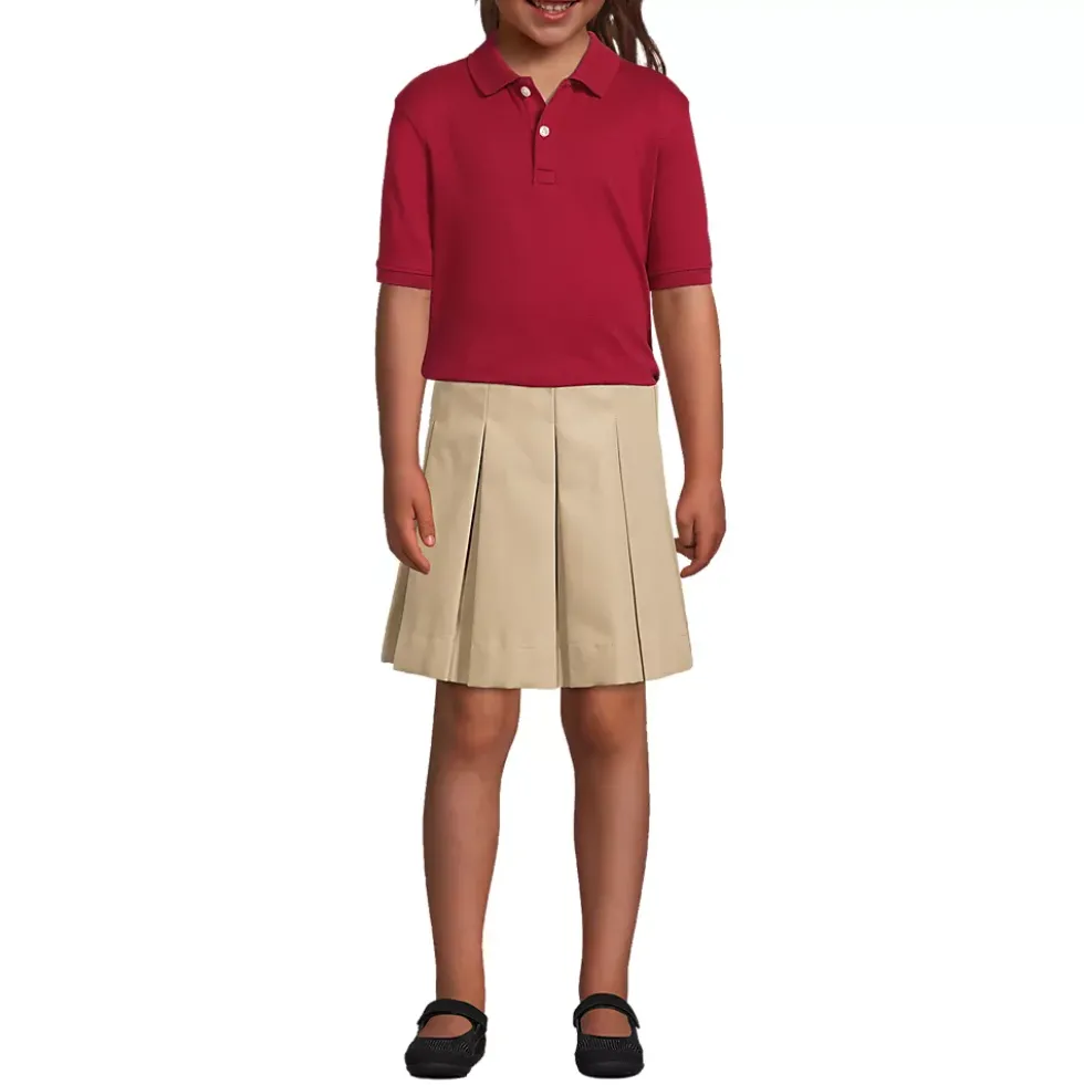 Kids Short Sleeve Interlock Polo Shirt
