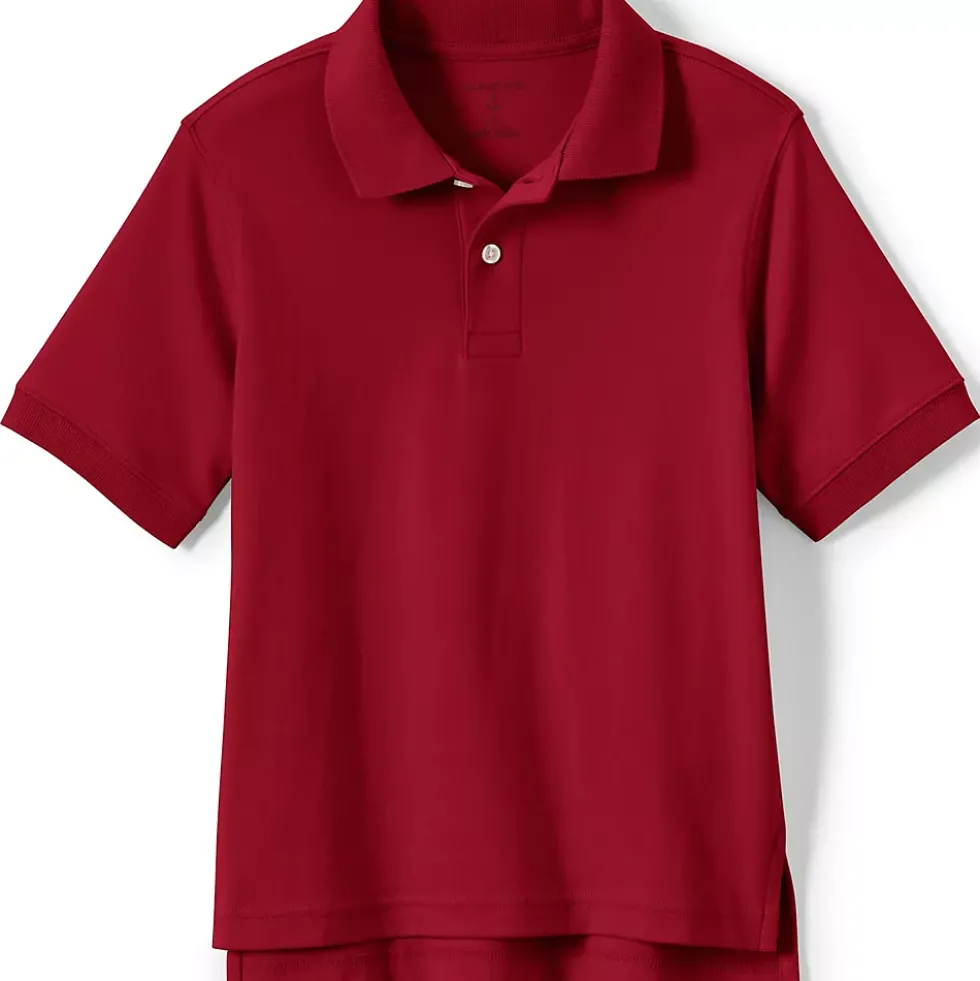Kids Short Sleeve Interlock Polo Shirt