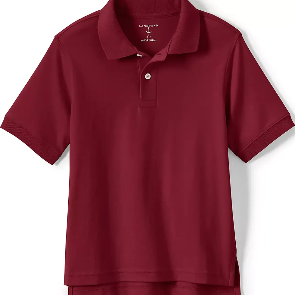 Kids Short Sleeve Interlock Polo Shirt