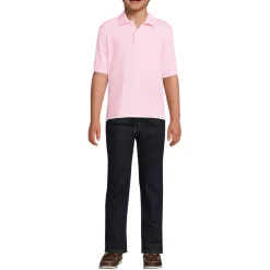Kids Short Sleeve Interlock Polo Shirt