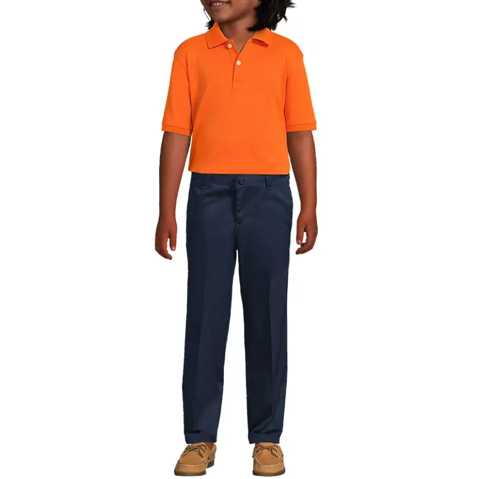 Kids Short Sleeve Interlock Polo Shirt