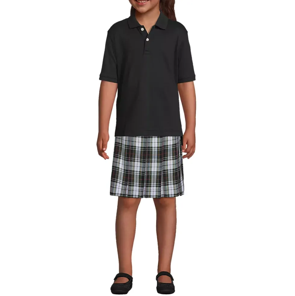 Kids Short Sleeve Interlock Polo Shirt